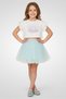Kids Girl 2 Pieces Embroidered Top And Tutu Skirt Set, Multicolor