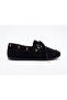 Women's Suede Lace-Up Ballet Flats