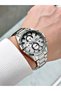 Functional Silver Color Steel Cord Steel Case Men's Wristwatch 2515Mr - 4