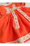 Orange Vintage Dress - 5