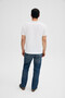 Calpen 100% organic cotton button collar regular fit ecru t-shirt - 5
