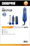 GH714 4-in-1 Salon Multi-Functional Swivel Cord Hair Styler Wand Set - 8