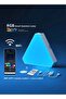 أضواء LED مثلثية الشكل لغرف الألعاب، أضواء جدارية RGB، أضواء ليلية LED محيطية بتقنية WiFi 5V USB. - 4