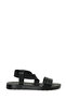 409062.Z6Fx Black Women's Flat Sandals