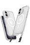 Ilkeshop New iPhone 16 Plus Case Enka Magsafe Silicone Case (153138) - Transparent