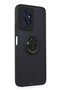 Ilkeshop New Redmi Note 12 4g Case Montreal Ringed Silicone Cover (180056) - Black - 2