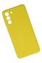 Ilkeshop New Galaxy S21 Case Nano Inside Velvet Silicone (194433) - Yellow - 2