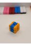 Yellow Navy Blue Infinity Cupe Stress Cube Unlimited Foldable Moving Cube Double Color - 3