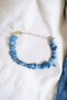 Sodalite Stone Broken Stone Bracelet Real Natural Stone Brass Plated Extension Chain Certified Bracelet - 4