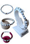 Havlite stone hematite stone natural stone bracelet havlite cylinder model - 5