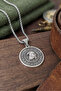 Minimalist Style Stainless Steel Men's Necklace with Eagle Figure - 2