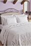 Lavender Garden 10 Piece Duvet Cover Set with 100% Cotton Embroidered Pique Robe |   Premium Dowry Set - 3