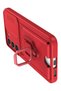 Ilkeshop New Galaxy S24 Plus Case Zuma Silicone with Business Card Holder and Ring (93311) - Red - 3