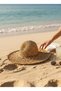 Women's Hand Knitted Detailed Hat Beach Hat - 7
