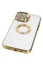 Ilkeshop New iPhone 14 Pro Case Slot Silicone (170453) - Gold - 4