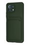 Ilkeshop New Mi 11 Case Kelvin Silicone with Business Card Holder - (170402) Dark Green - 3