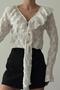 Quzu 26Yblz01631 Wrinkled Women's Blouse