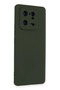 Ilkeshop New Mi 13 Pro Case Nano Velvet Silicone - (193657) Dark Green - 2