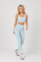 Women's High Waist Gathering Detailed Stitching Sports Leggings Set – Fitness Yoga Pilates Activewear - 4