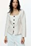 Square-neck blazer - 2