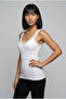 Women's Lace Detailed V-Neck Thick Strap Camisole with Built-In Bra Cotton Modal Undershirt Daily Flexible Comfortable Covered Underwear