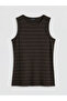 Esvab • Modern & Distinctive Zero Roba Collar Striped Women's Tank Top
