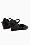 Elize Genuine Leather Black Closed-Front Women's Heeled Shoes - 5