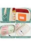 Pencil Case Cute Colorful Large Capacity Korean Style Pen Holder - Green Apple - 5