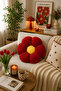 Decorative Flower Shaped Plush Pillow 40 cm
