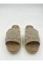 Knitted Embroidered Women's Slippers - 2