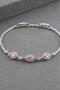 Pink Drop Stone Waterway Bracelet