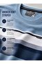 Premium Broken Knit Striper T-Shirt for Men – Soft Breathable Casual Crew - 2