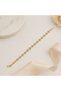 Gold Color Vintage Inspired Row Clover Waterway Bracelet
