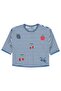 Mixed Fruit Printed 6-18 Months Set - Pastel Blue - 2