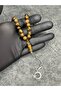 Tiger's Eye İmameli Original Natural Stone High-Quality Misinali Prayer Beads - 4
