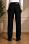 Men's Black Pleated Detail Comfortable Fit Premium Series Fabric Trousers - 6