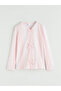 Girl's pajama top with white bow detail