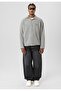 Oversize Sweatshirt with Text Detail - 3