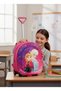 Girls' Kindergarten Children's 3D Eva Color Printed Backpack and School Bag with Squeegee Wheel - 4