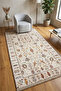 Ege 1924 Non-Slip Base Machine Washable Digital Printed Chenille Woven Rug - 2