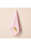 Lemon Embroidered Decorative Hand Towel – 100% Cotton, Striped Linen Texture (30X45)