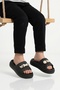 292 F-P Black Girls' Slippers - 2