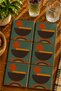 Abstract - Bohemian - Geometric Themed Modern Set of 6 Coasters - Uv Printing Mdf - 10X10 cm