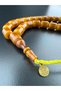 Custom-Made Faturan Sıkma Amber Prayer Beads (9-11 mm) Signed by Master H.Ayhan