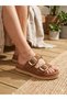 Genuine Suede & Leather Orthopedic Comfort Women's Slippers
