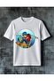 Skateboard Ucan Sportsman Printed Oversize T-Shirt