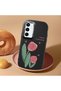 Black Silicone Case Compatible with Samsung Galaxy S23 Fe with Shock-Absorbing Camera Protections - 2