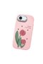 Pink Silicone Case with Shock-Absorbing Camera Protections Compatible with iPhone 16E - 4