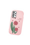 Pink Silicone Case with Shock-Absorbing Camera Protections Compatible with Samsung Galaxy A72 - 4