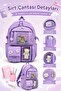 New Season Korean Model 3-Piece Primary School Bag Set – Backpack + Lunch Box + Pen Holder - 5